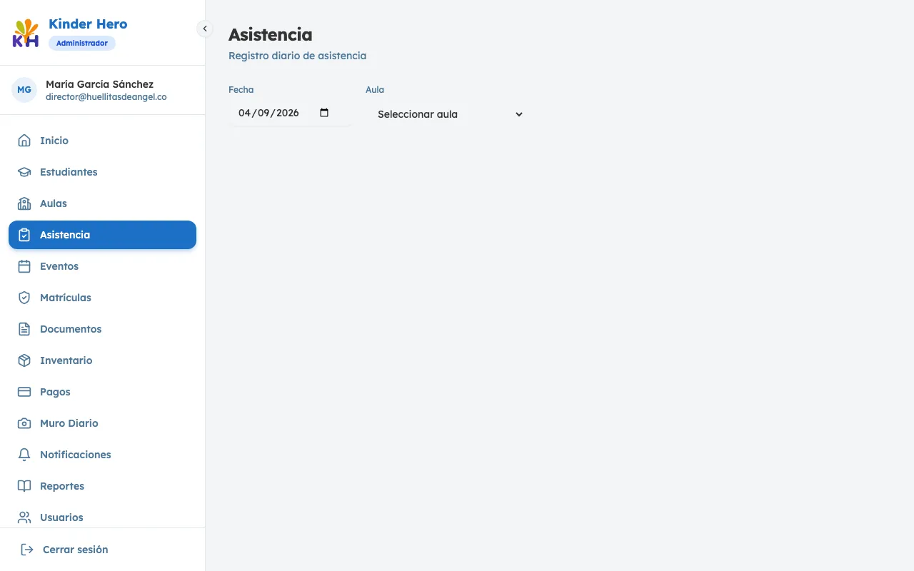 Módulo de asistencia