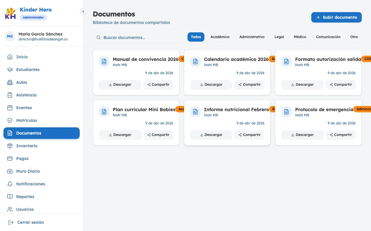 Módulo de documentos